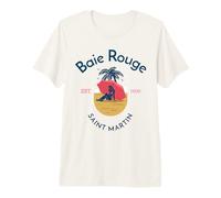 Baie Rouge Beach Saint Martin St Maarten Premium T-Shirt
