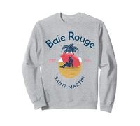 Baie Rouge beach Saint Martin St Maarten Sweatshirt