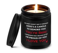 BAIEGOED Scented Candle 200g, Black - A Romantic Fragrance Gift for Your Partner. Ideal for Anniversaries, Birthdays, Christmas, Valentine’s Day. Perfect for Boyfriends, Girlfriends, Wives or Husbands