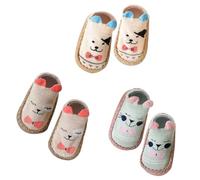 BAIELey walk in the clouds Baby Boys Girls Anti-Slip Indoor First Walking Socks Shoes, 3Pairs G2