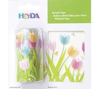 Baier Schneider Adhesive Window &Tulips Adhesive Tape Transparent Removable Backing Bandgröß