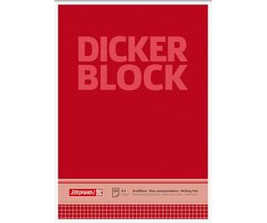 Baier Schneider &Briefpapierblock Writing Pad A4 Squared Pack of 100 White