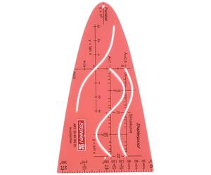 Baier & Schneider Brunnen 104976501 Parabola/Drawing Template Stencil for School, Shatterproof, Assorted Colours, Pack of 1