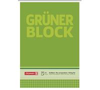 Brunnen 1052438 Notepad/Notepad/Green Block (A5 50 Sheets, 60 g/m²)