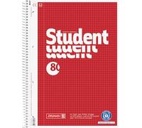 Baier Schneider &College Student Notepad Spiral, 4 Parts, 70 g/M ² A4 / Squared / 80