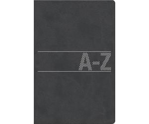 Baier Schneider Dandruff &Telephone Book Address Book 384, Softeinband 100 x 140 x 10 MM, Black