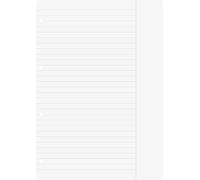 Baier Schneider &Insert Notepad for Use in Ringbinders A4 70 g/sqm / 4X 25 Paper, Lined, White, 10