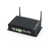 Baieyu Fanless Mini PC Windows 11 Pro, Core i5-8260U, Industrial Mini Computer 16GB DDR4 512GB, Up to 3.4 GHz, Mini Desktop PC 4K Triple Display Support HTPC, WiFi, BT4.2