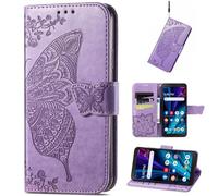 BaiFu Butterfly Case for Nothing Phone3, PU Leather Magnetic Closure Roses Wallet Cover, Flower Pocket Compatible with Nothing Phone3-07