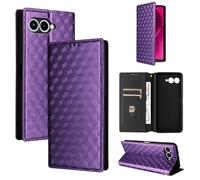 BaiFu Case for Revvl 8/T Phone 3 Wallet Case, PU Leather Magnetic Closure Flip Case Compatible with Revvl 8/T Phone 3, Square5