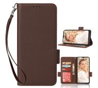 BaiFu Cover for Oppo A5i 4G, Card Slot, Kickstand, Magnetic Closure Wallet Case for Oppo A5i 4G-Brown