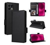BaiFu Cover for REVVL 8 Pro, Card Slot, Kickstand, Magnetic Closure Wallet Case for T Phone 3Pro-Black