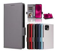 BaiFu Cover for T-Mobile T Phone 3 Pro 5G, Card Slot, Kickstand, Magnetic Closure Wallet Case for T-Mobile T Phone 3 Pro 5G-Grey