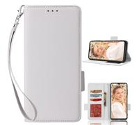 BaiFu Cover for Um idigi G100 Pro, Card Slot, Kickstand, Magnetic Closure Wallet Case for Um idigi G100 Pro-White