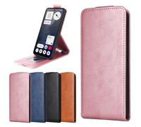 BaiFu Leather Wallet Case for Tecno Camon 50 Pro 4G/5G, Cover for Tecno Camon 50 Pro 4G/5G with Horizontal Kickstand and Card Holder-Pink