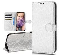 BaiFu Magnetic Closure Flip Shell for Philips Essence 12(S6210T), Wave dot Wallet Case Compatible with Philips Essence 12(S6210T)-03