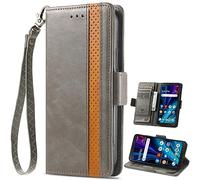 BaiFu RFID Blocking Wallet Case for Nokia HMD Pulse+ Business Style Flip Folio Cover, Magnetic Pocket for Nokia HMD Pulse+-07