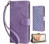 BaiFu RFID Wallet Case for OnePlus Ace 6 Ultra,Magnetic Cover for OnePlus Ace 6 Ultra-Purple