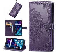 BaiFu Wallet Case for Honor Magic4 Pro, [Kickstand] [Card Slot], Mandala Flowers Phone Cases Compatible with Honor Magic4 Pro Wallet Cover-02