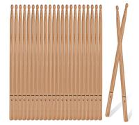 BAIFULAI 5A 12 Pairs of Drumsticks, Anti-Mould Classic Drumsticks with Wood, Robust Oak Sticks Drumsticks, for Adults, Children and Beginners, for Jazz Drums Electronic Drums