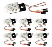 BAIFULAI Pack of 7 DHT22/2302 Temperature & Humidity Sensor with Board & Cable, 3.3-5.5V, Compatible with Arduino