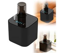 BAIFULAI Waterless Diffuser for Essential Oils, Aroma Diffuser Wireless Battery, 3 Levels Cyclic Fragrance Spread Aromatherapy Atomiser for Home Cars Office Essential Oils Not Included (Black)