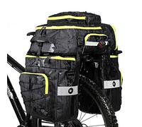 BAIGIO 3-in-1 Multifunctional Bike Panniers Large 75L Bicycle Rear Rack Bags for Back Seat Cycling Carrier Backpack with Shoulder Straps & Waterproof Rain Cover, Touring Travel Storage