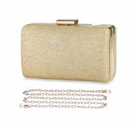 BAIGIO Gold Clutch Bag for Women Glitter Evening Bag Clutches Sparkly Wedding Bridal Clutch Purse Ladies Party Handbag