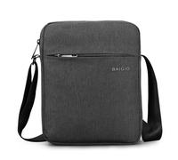 BAIGIO Men's Casual Shoulder Bag, Oxford Small Cross Body Bags Men Crossbody Messenger Bag with Ipad Compartment and Adjustable Shoulder Strap