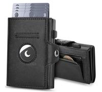 BAIGIO Men's Wallet with RFID Protection, Airtag Slim Wallet, Men's Wallet, Magnetic Wallets for Men, Coin Purse, Credit Card Holder, Small with Gift Box, black