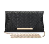 BAIGIO Women Evening Clutch Elegant Wedding Prom Formal Party Handbags Purses Phone Bags Shoulder Cross Body Bag (#2-black)
