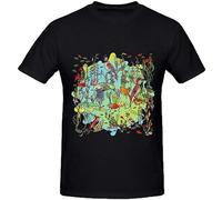 BAIGONGZHU John Zorn Oo Graphic T Shirts for Men Crew Neck XL Black