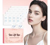BAIGUOZH Face Lift Tape, 200PCS Face Tape, Face Lift Tape Invisible, Face Tape Lifting Invisible 8 Hours of Sustained, Perfect Facial Contouring, Visually Create A More Defined Jawline and Cheekbones
