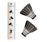 BAIHUALIN WHiZZ Badminton Shuttlecocks Shuttles Durable Goose Feather Balls for Recreational Play, 12x Black