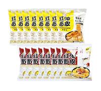 Baijia A-Kuang Sichuan Broad Noodle Halal (Sour and Hot Flavour 红油面皮 酸辣味 x8 Packs & Sesame Paste Flavour 红油面皮 麻酱味 x8 Packs)