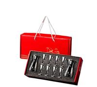 Baijiu Glass Shot Glasses Set Sake Glass Cup Chinese Wine Glass Stem Funny Glassware for Tequila Vodka Shot Glasses Chinese Baijiu Pack of 10
