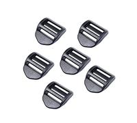 Baikeen Ladder Lock Slider 20mm,25mm,32mm,38mm,50mm Plastic Ladderlock Slider Buckle Ladder Sliders Adjustable Lock Ladder Adjuster for Backpack,Webbing,Straps,Bags (25mm - 6pieces)