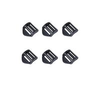 Baikeen Ladder Lock Slider 20mm,25mm,32mm,38mm,50mm Plastic Ladderlock Slider Buckle Ladder Sliders Adjustable Lock Ladder Adjuster for Backpack,Webbing,Straps,Bags (20mm - 6pieces)