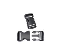 Baikeen Side Release Buckles 38mm Heavy Duty Plastic Buckle Clips Snap Clasps Dual Adjustable Backpack Buckle Replacement No Sewing 2 Sets