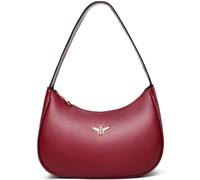 BAIKELI Crescent Shoulder Bags for Women Small Shoulder Purse Handbag Retro Classic Clutch Hobo Tote Bag Underarm Purse, G Wine, S