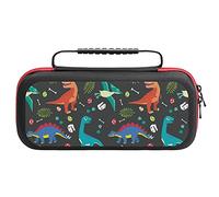 BAIKUTOUAN Baby Dinosaur Pattern Portable Carrying Case Storage Bag For Nintendo Switch Lite & Accessories Travel Printed