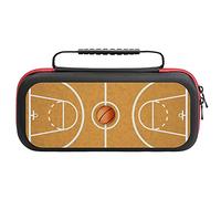 BAIKUTOUAN Basketball Court with A Ball Portable Carrying Case Storage Bag For Nintendo Switch Lite & Accessories Travel Printed