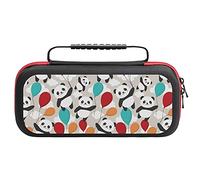 BAIKUTOUAN Panda Fly With Balloon Portable Carrying Case Storage Bag For Nintendo Switch Lite & Accessories Travel Printed