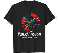 BAILAI Eurovision Song Contest 2023 Printerval UK T-Shirt Printed Women Men Summer Cotton Logo Casual Tee-XL Black