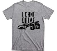BAILAI I Can't Drive 55 Sammy Hagar Red Rocker 80S Rock T Shirt (Garage Sports Gray, Large)