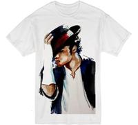 BAILAI Michael Music Fan Lover Retro Vintage 80S Thriller Bad Jackson Shirt Black-S