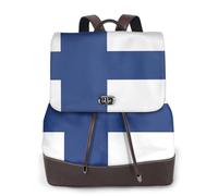BAIlann Finnish flag Print Trendy Women's Multipurpose Backpack Water-Resistant Bag for Travel Work Daily Life