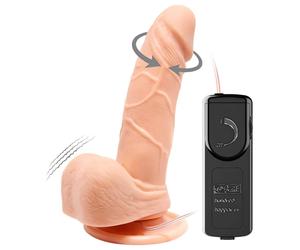 Baile Barbara Mark - Realistic Rotating Vibrator - 15cm (Natural)