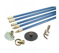 Bailey 1324 Lockfast 3/4in Drain Rod Set 4 Tools