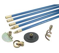 Bailey 1324 Lockfast 3/4in Drain Rod Set 4 Tools